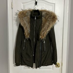 RUDSAK small Army green parka